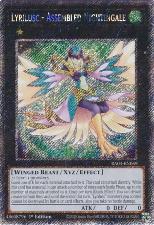 Lyrilusc - Assembled Nightingale [Ra04-En069] Platinum Secret Rare 1