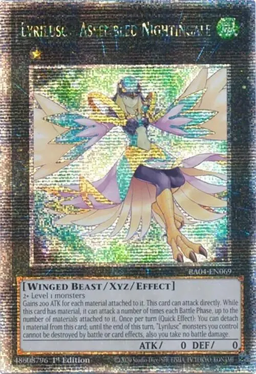Lyrilusc - Assembled Nightingale [Ra04-En069] Quarter Century Secret Rare 1