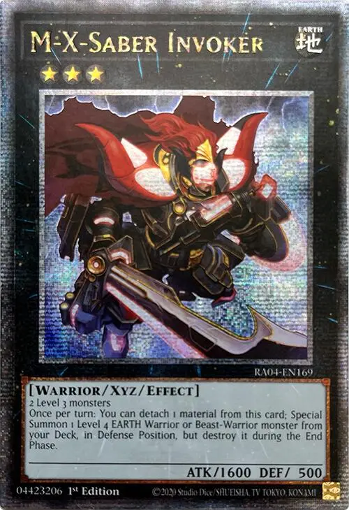 M-X-Saber Invoker [Ra04-En169] Quarter Century Secret Rare 1