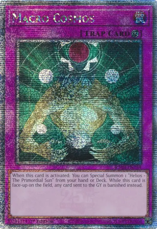 Macro Cosmos (Quarter Century Secret Rare) [Ra03-En164] Quarter Century Secret Rare 1