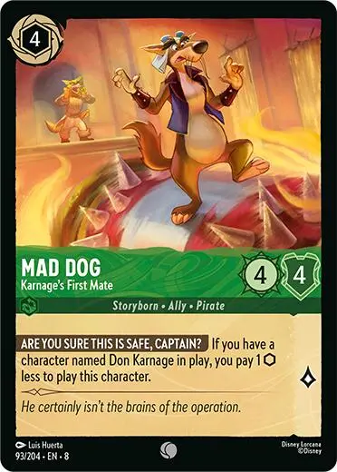 Mad Dog - Karnage's First Mate (93/204) [Reign Of Jafar] 1