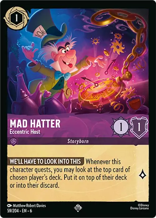 Mad Hatter - Eccentric Host (59/204) [Azurite Sea] 1