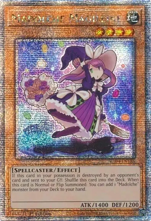 Madolche Magileine [Ra04-En185] Quarter Century Secret Rare 1