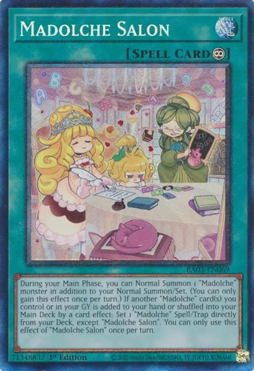 Madolche Salon (Cr) [Ra03-En069] Prismatic Collector's Rare 1