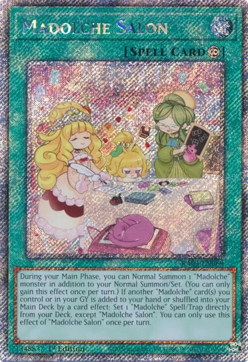 Madolche Salon (Platinum Secret Rare) [Ra03-En069] Platinum Secret Rare 1