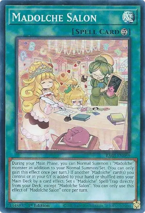 Madolche Salon [Ra03-En069] Super Rare 1