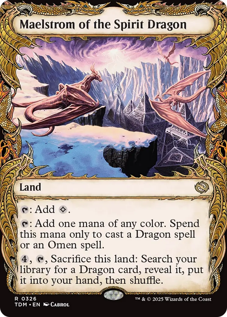 Maelstrom Of The Spirit Dragon (Showcase) [Tarkir: Dragonstorm] 1