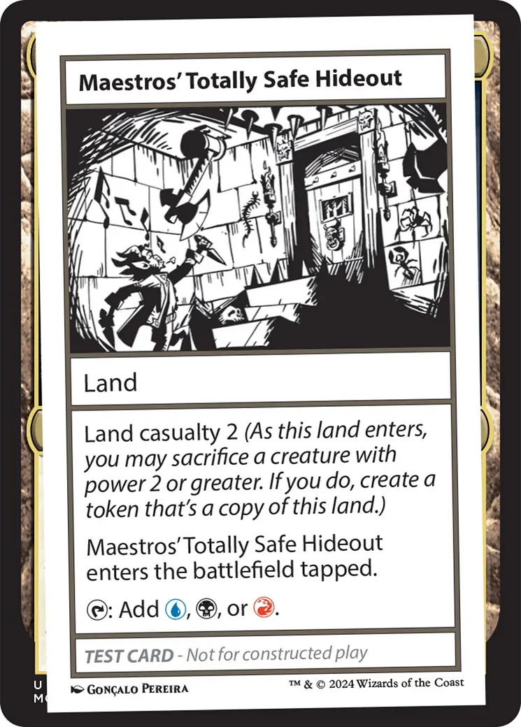 Maestros' Totally Safe Hideout [Mystery Booster 2 Playtest Cards] 1