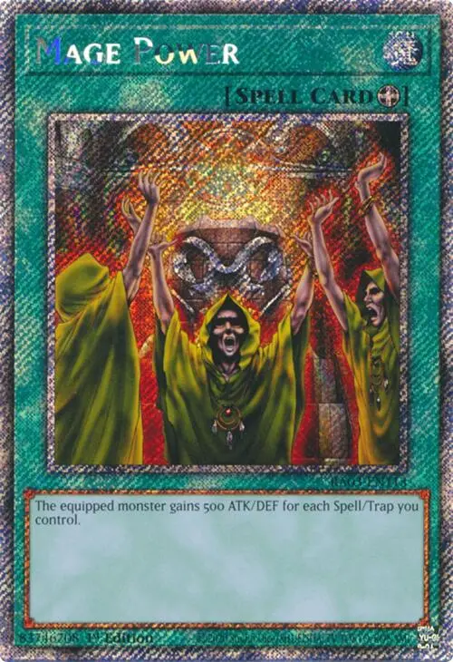 Mage Power (Platinum Secret Rare) [Ra03-En113] Platinum Secret Rare 1