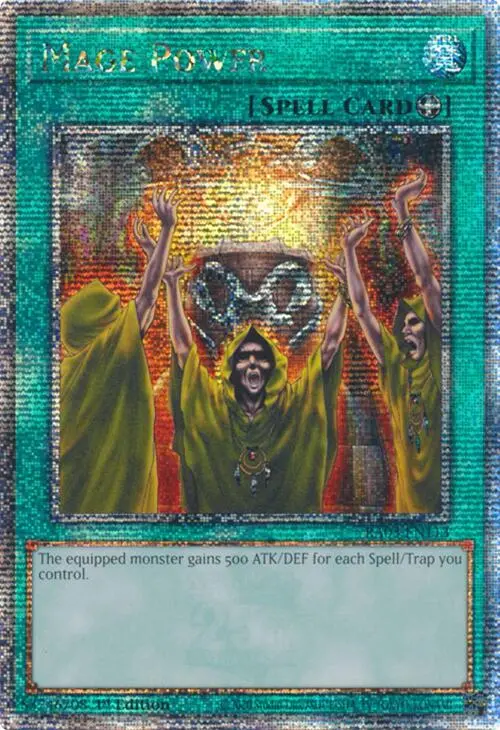 Mage Power (Quarter Century Secret Rare) [Ra03-En113] Quarter Century Secret Rare 1