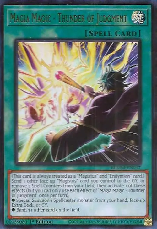 Magia Magic - Thunder Of Judgment [Blmm-En047] Ultra Rare 1