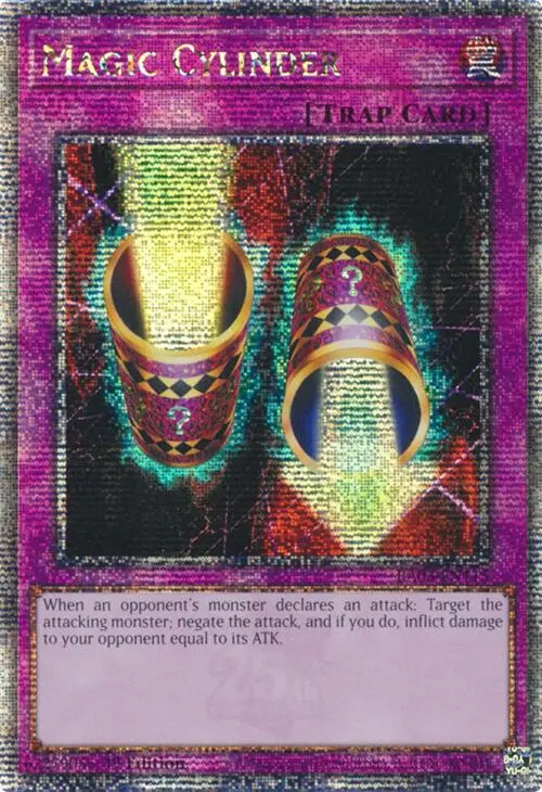 Magic Cylinder (Quarter Century Secret Rare) [Ra03-En115] Quarter Century Secret Rare 1