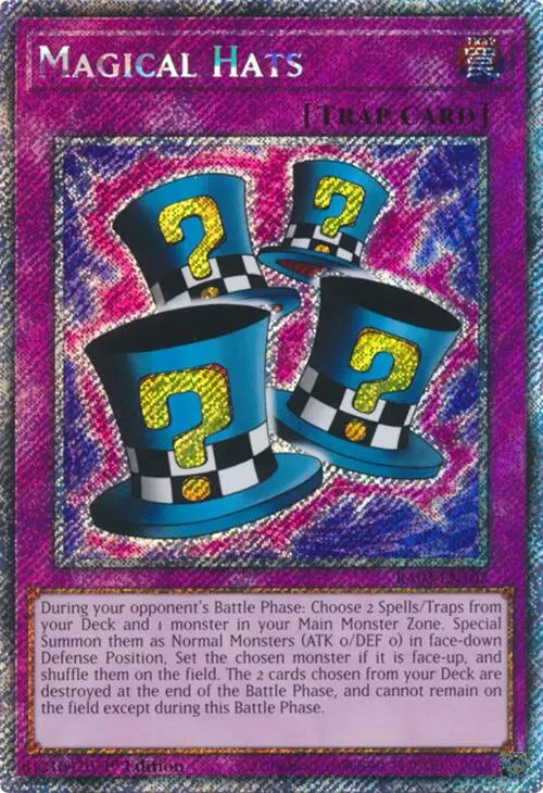 Magical Hats (Platinum Secret Rare) [Ra03-En107] Platinum Secret Rare 1