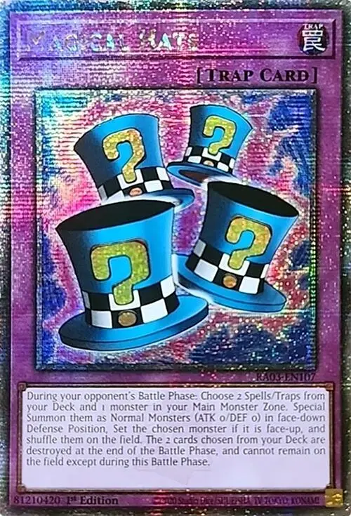 Magical Hats (Quarter Century Secret Rare) [Ra03-En107] Quarter Century Secret Rare 1