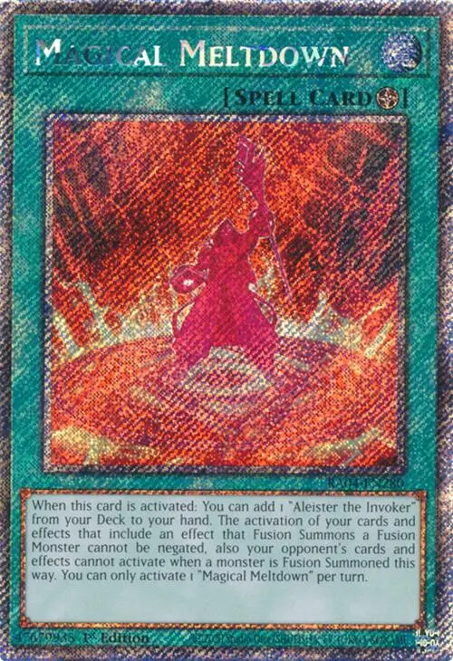 Magical Meltdown [Ra04-En280] Platinum Secret Rare 1