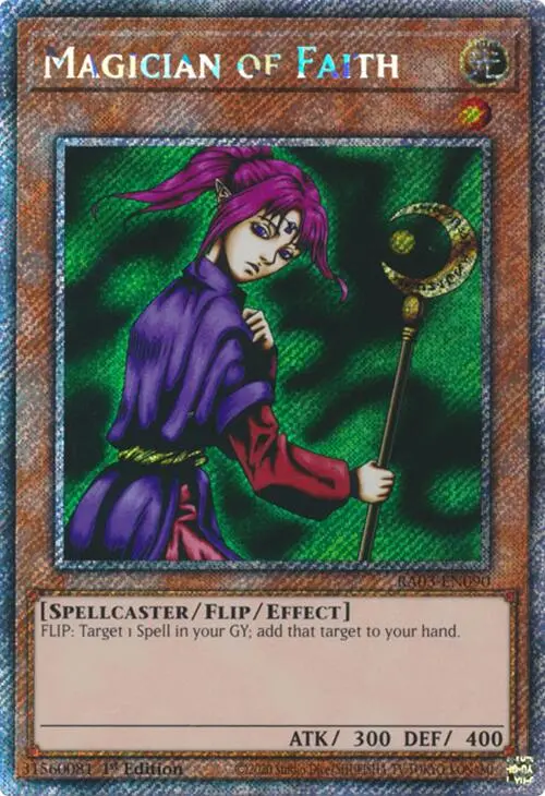 Magician Of Faith (Platinum Secret Rare) [Ra03-En090] Platinum Secret Rare 1