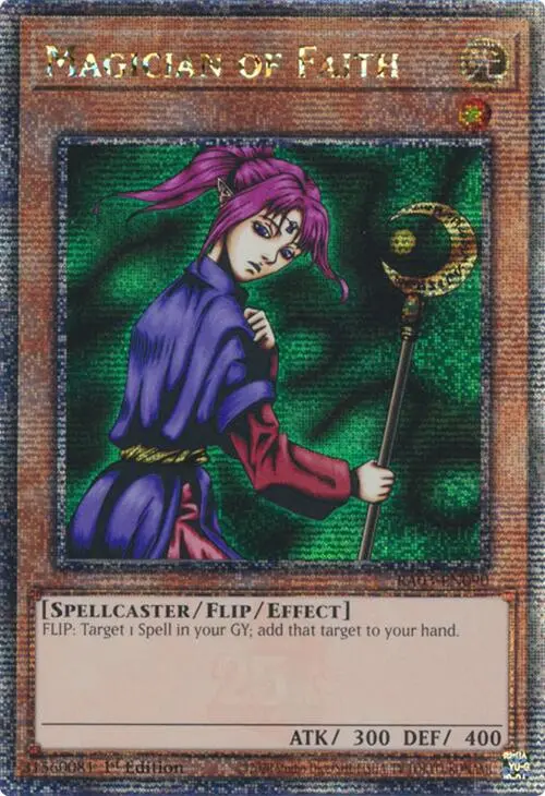 Magician Of Faith (Quarter Century Secret Rare) [Ra03-En090] Quarter Century Secret Rare 1