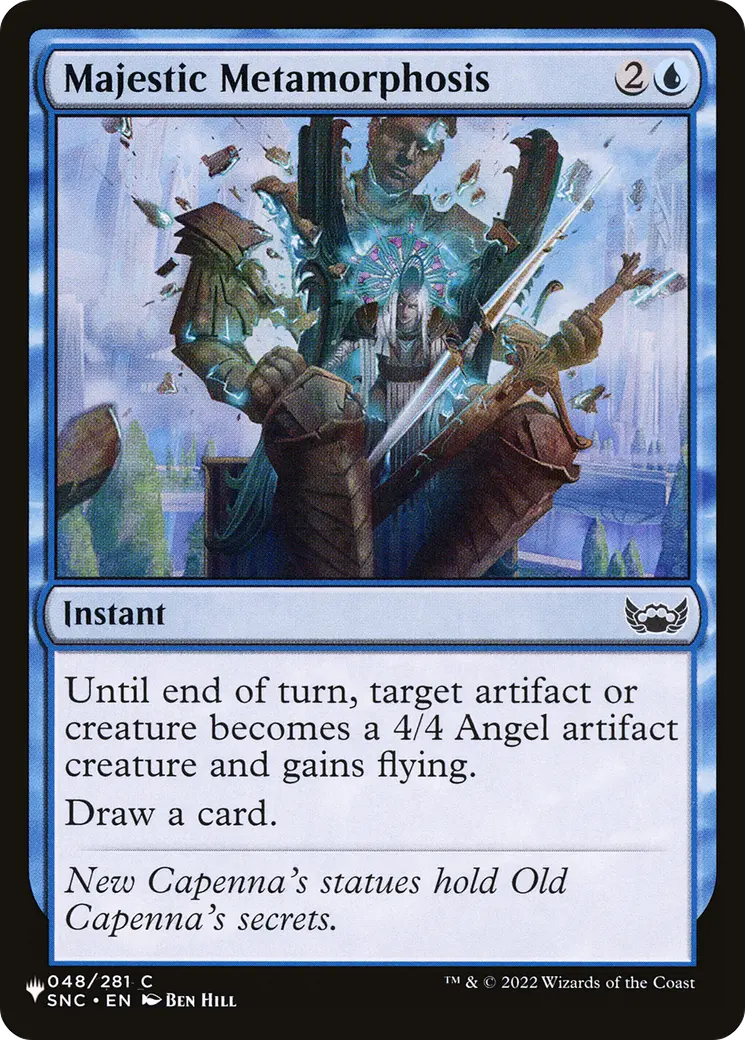 Majestic Metamorphosis [The List] 1