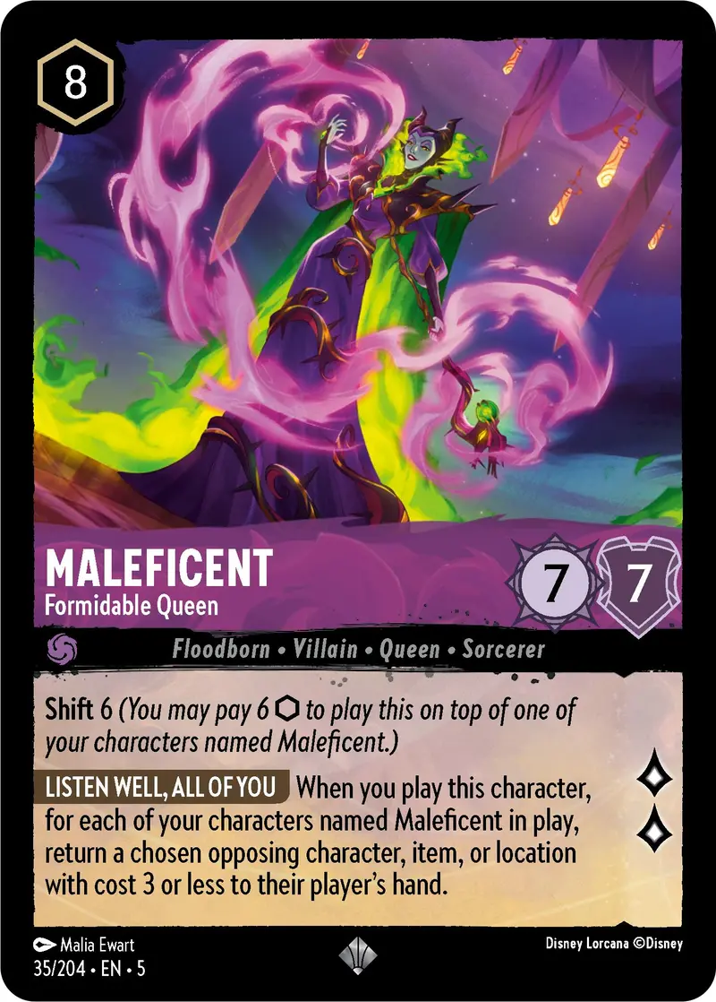 Maleficent - Formidable Queen (35/204) [Shimmering Skies] 1