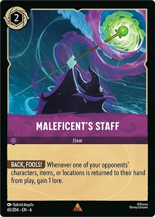 Maleficent's Staff (65/204) [Azurite Sea] 1