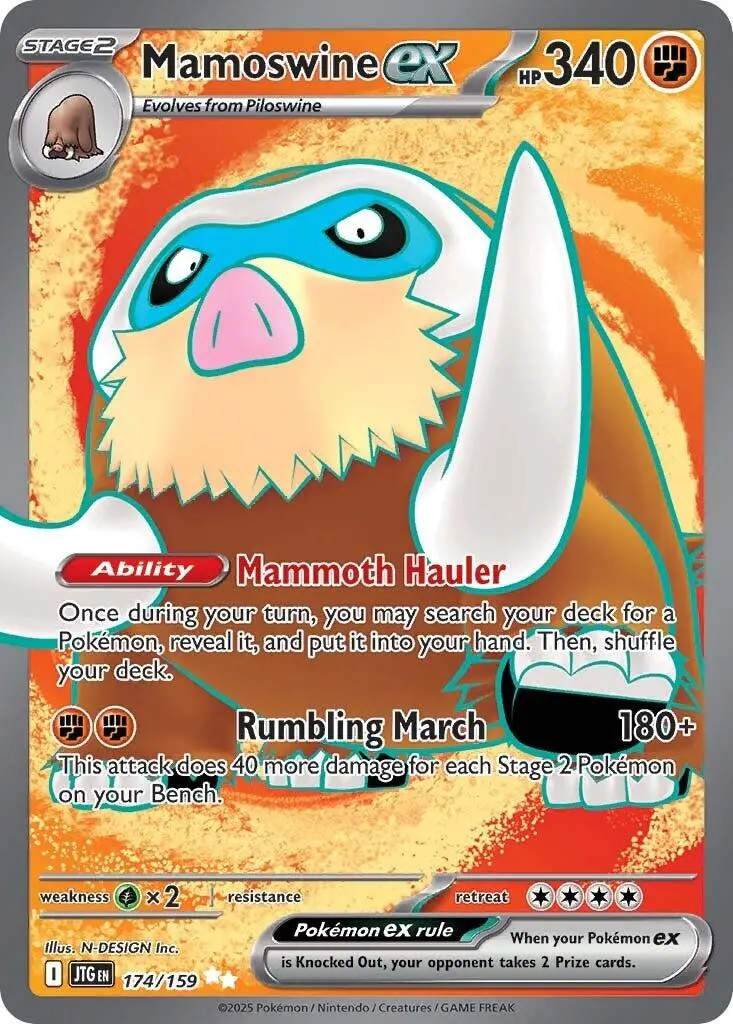 Mamoswine Ex (174/159) [Scarlet & Violet: Journey Together] 1