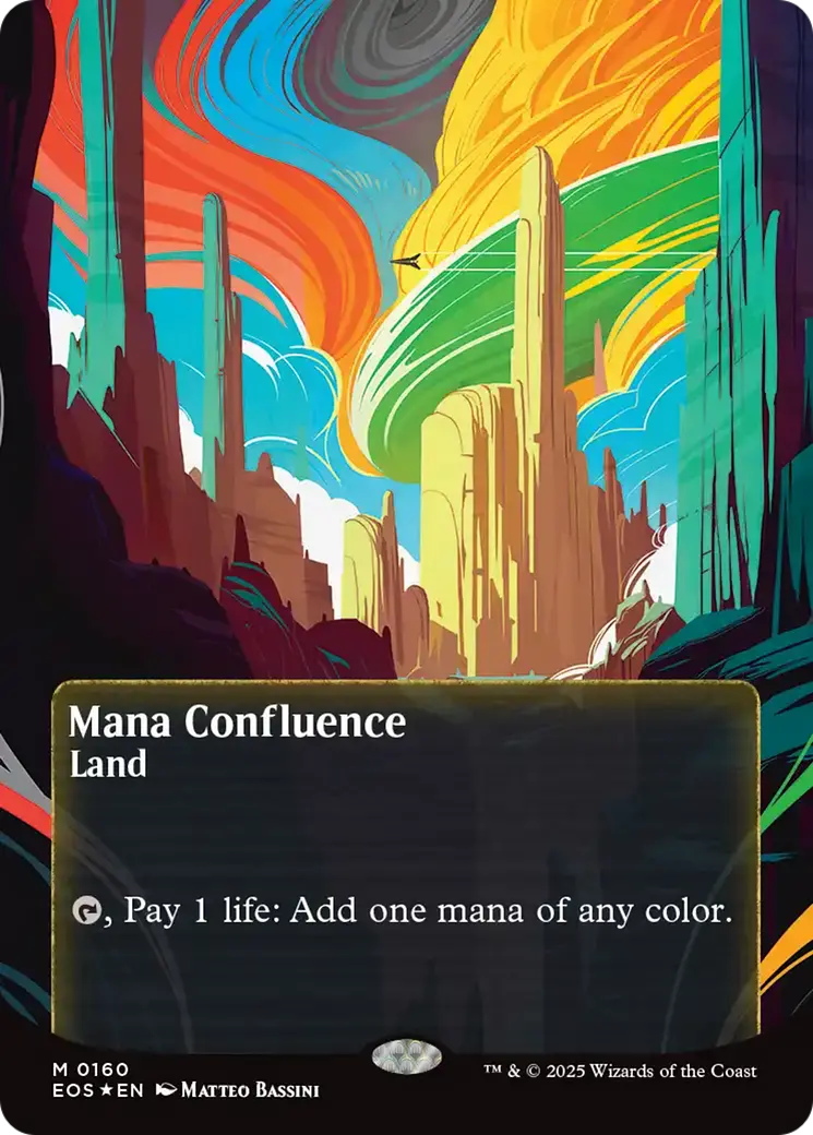Mana Confluence (0160) (Borderless) (Galaxy Foil) [Edge Of Eternities: Stellar Sights] 1