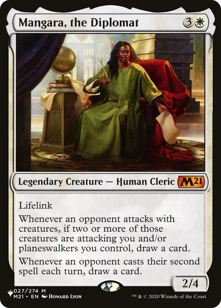 Mangara, The Diplomat [The List] 1