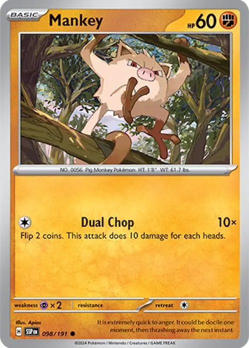 Mankey (098/191) [Scarlet & Violet: Surging Sparks] 1