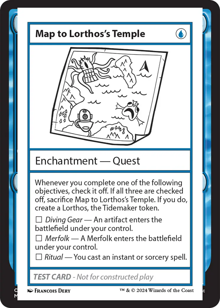 Map To Lorthos's Temple [Mystery Booster 2 Playtest Cards] 1