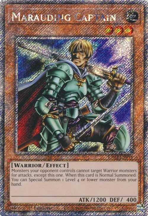 Marauding Captain (Platinum Secret Rare) [Ra03-En118] Platinum Secret Rare 1