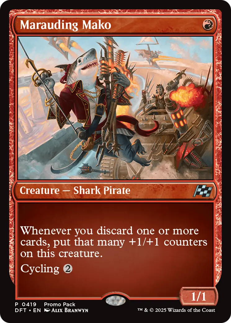 Marauding Mako (Promo Pack) [Aetherdrift Promos] 1