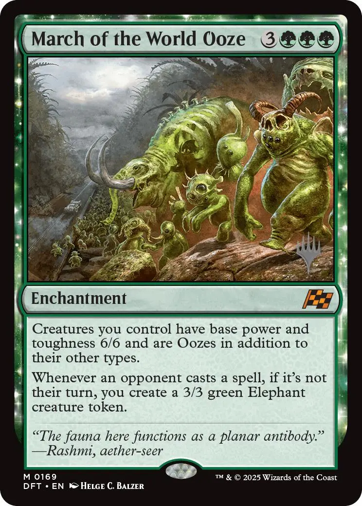 March Of The World Ooze (Promo Pack) [Aetherdrift Promos] 1