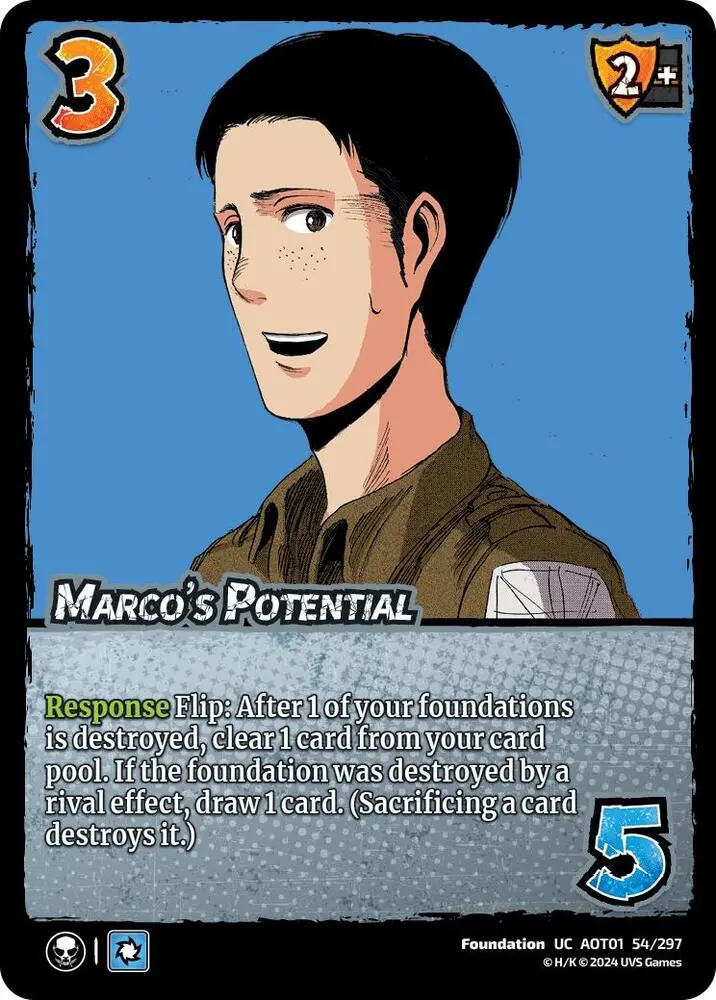 Marco's Potential - Attack On Titan: Battle For Humanity (Aot1) 1