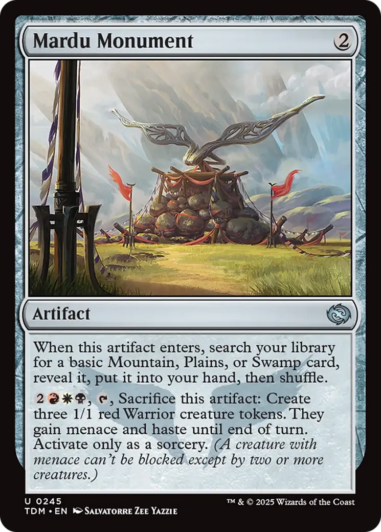 Mardu Monument [Tarkir: Dragonstorm] 1