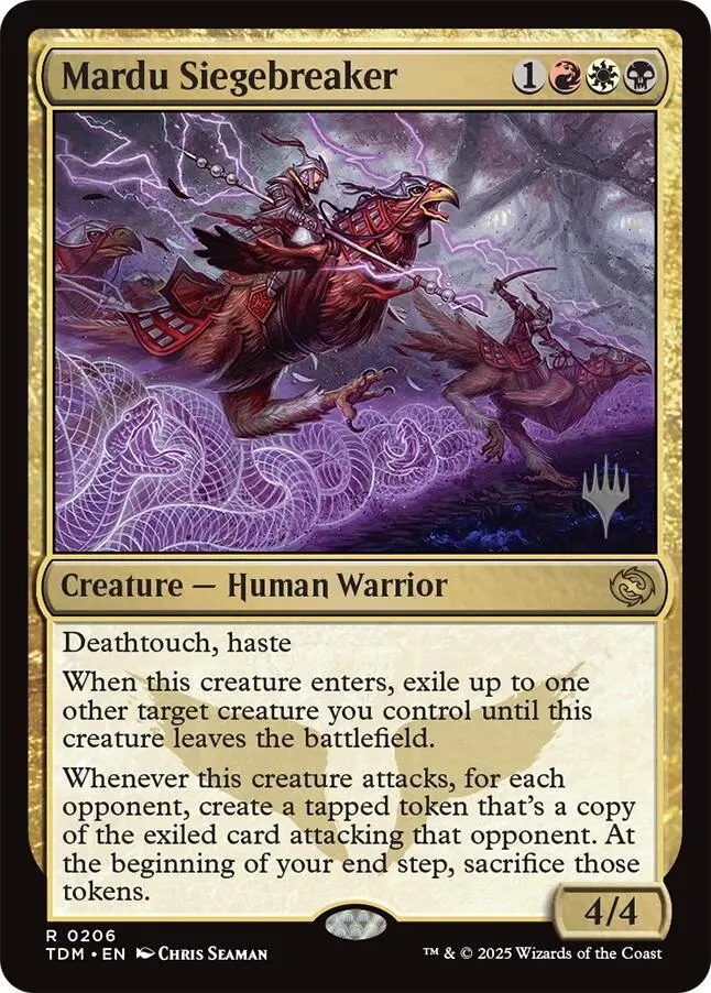 Mardu Siegebreaker (Promo Pack) [Tarkir: Dragonstorm Promos] 1