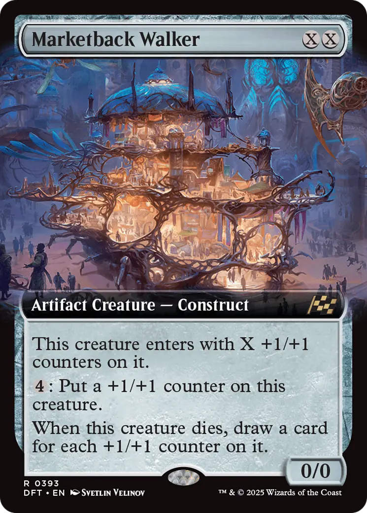Marketback Walker (Extended Art) [Aetherdrift] 1