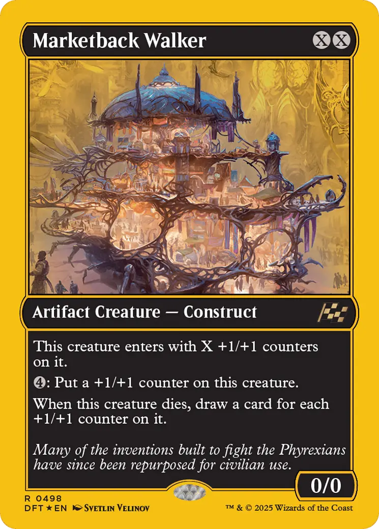 Marketback Walker (First-Place Foil) [Aetherdrift] 1