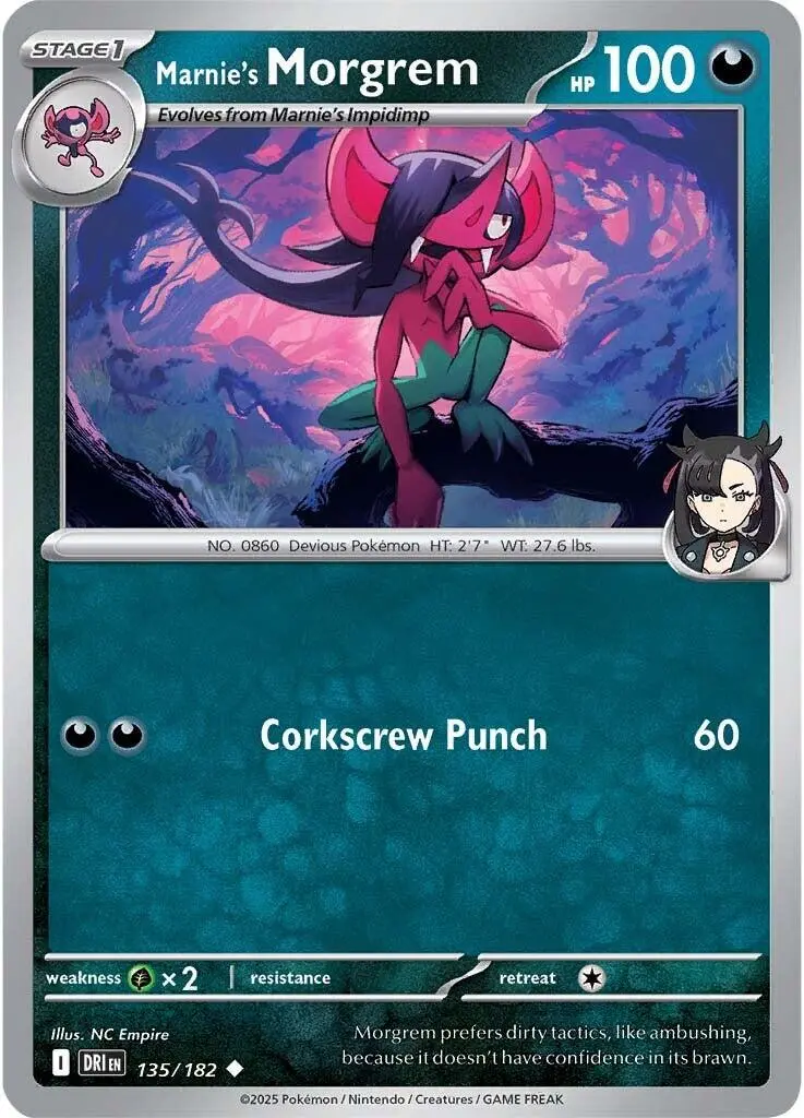 Marnie's Morgrem (135/182) [Scarlet & Violet: Destined Rivals] 1