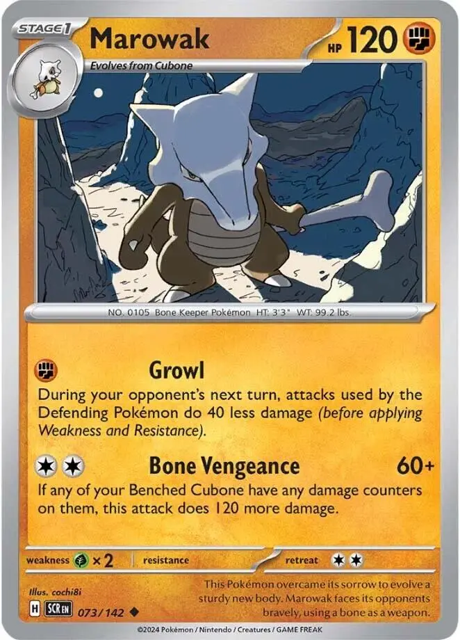 Marowak (073/142) [Scarlet & Violet: Stellar Crown] 1