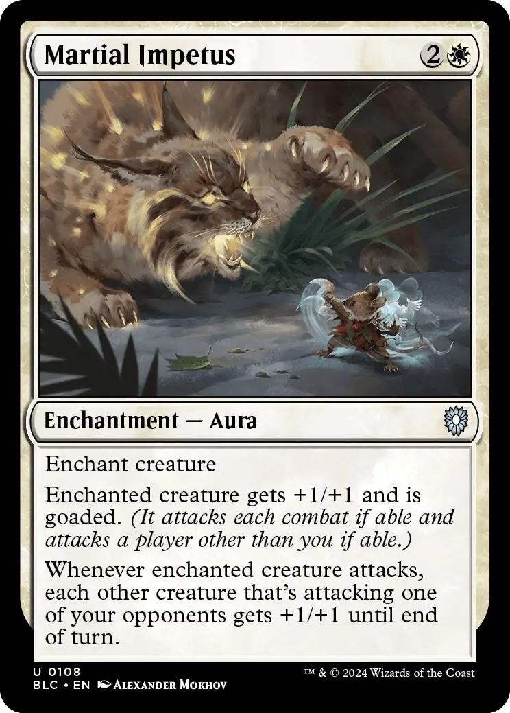 Martial Impetus [Bloomburrow Commander] 1
