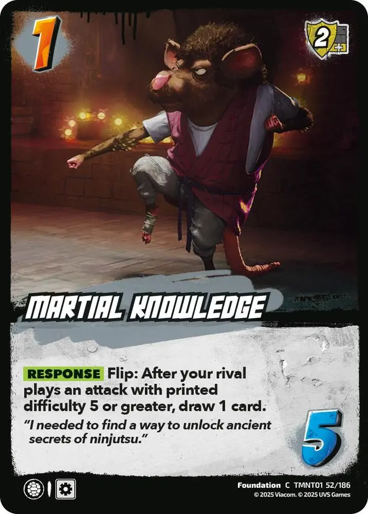 Martial Knowledge - Teenage Mutant Ninja Turtles (Tmnt) 1
