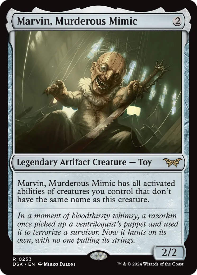 Marvin, Murderous Mimic [Duskmourn: House Of Horror] 1