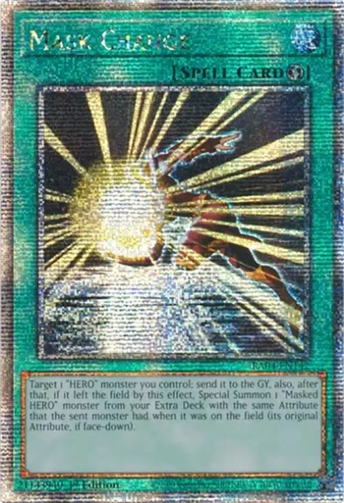 Mask Change [Ra04-En142] Quarter Century Secret Rare 1