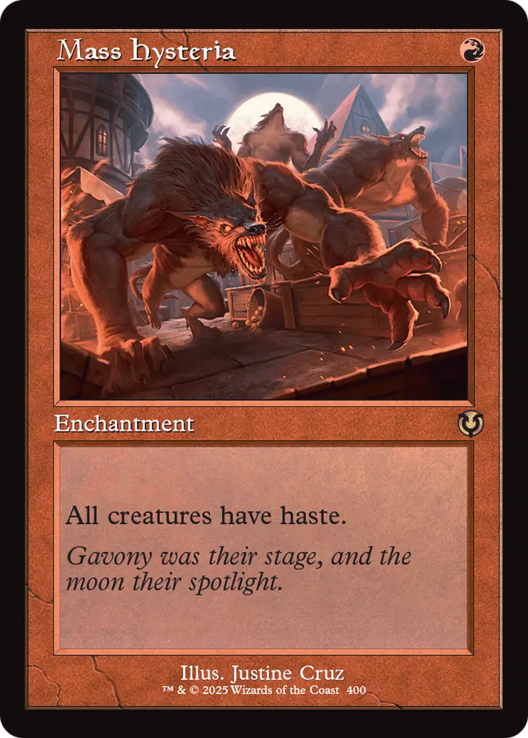 Mass Hysteria (Retro Frame) [Innistrad Remastered] 1