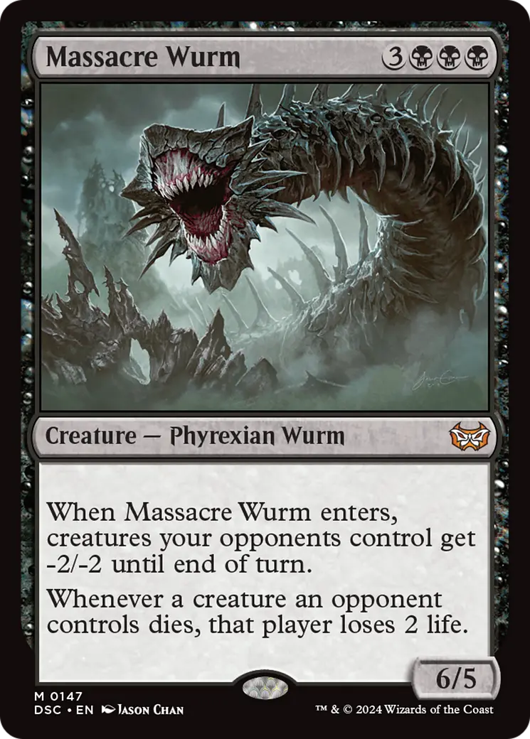 Massacre Wurm [Duskmourn: House Of Horror Commander] 1
