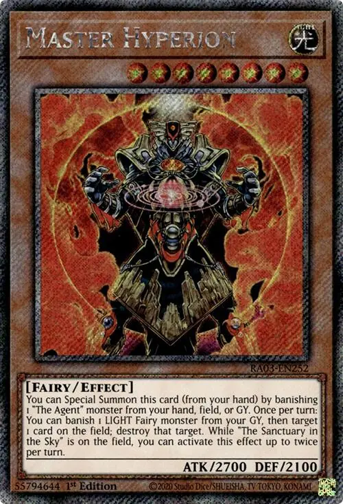 Master Hyperion (Platinum Secret Rare) [Ra03-En252] Platinum Secret Rare 1