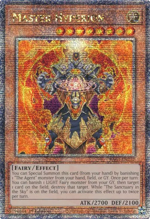 Master Hyperion (Quarter Century Secret Rare) [Ra03-En252] Quarter Century Secret Rare 1