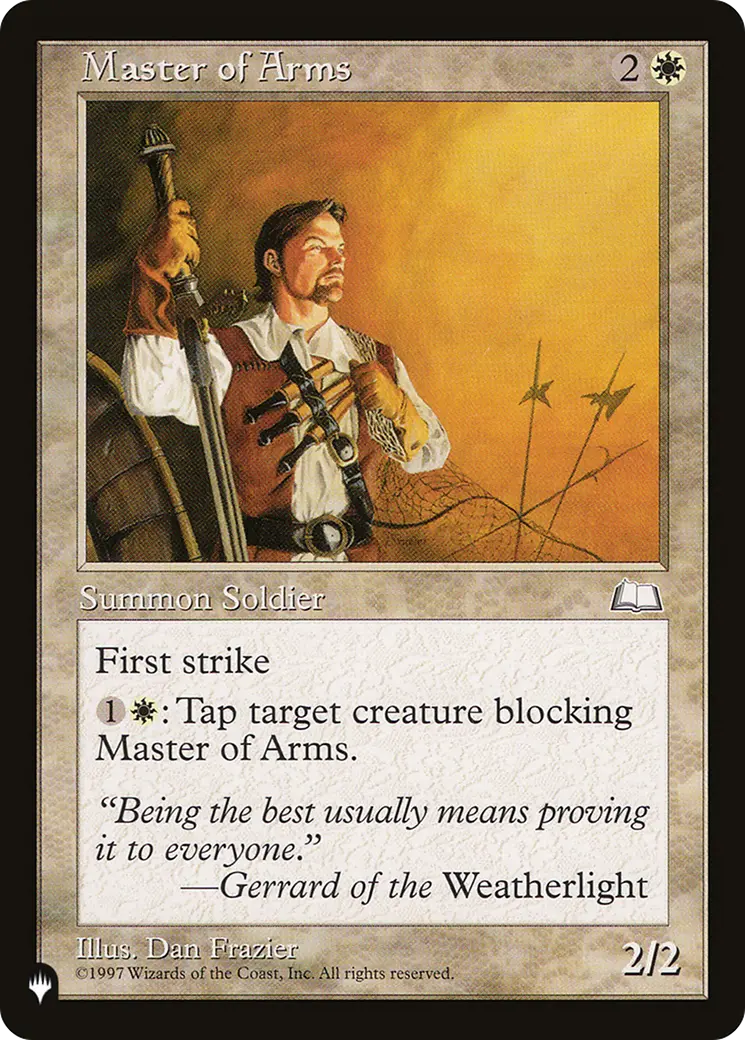 Master Of Arms [The List] 1