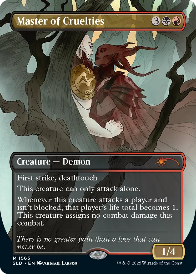 Master Of Cruelties (Rainbow Foil) [Secret Lair Drop Series] 1