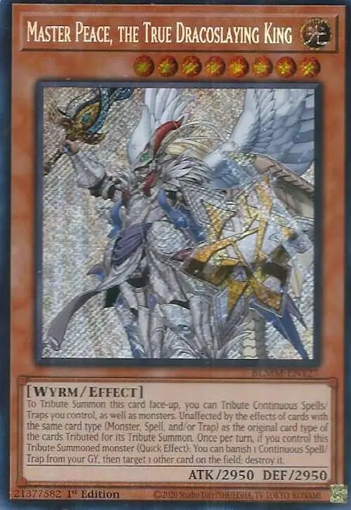Master Peace, The True Dracoslaying King [Blmm-En127] Secret Rare 1